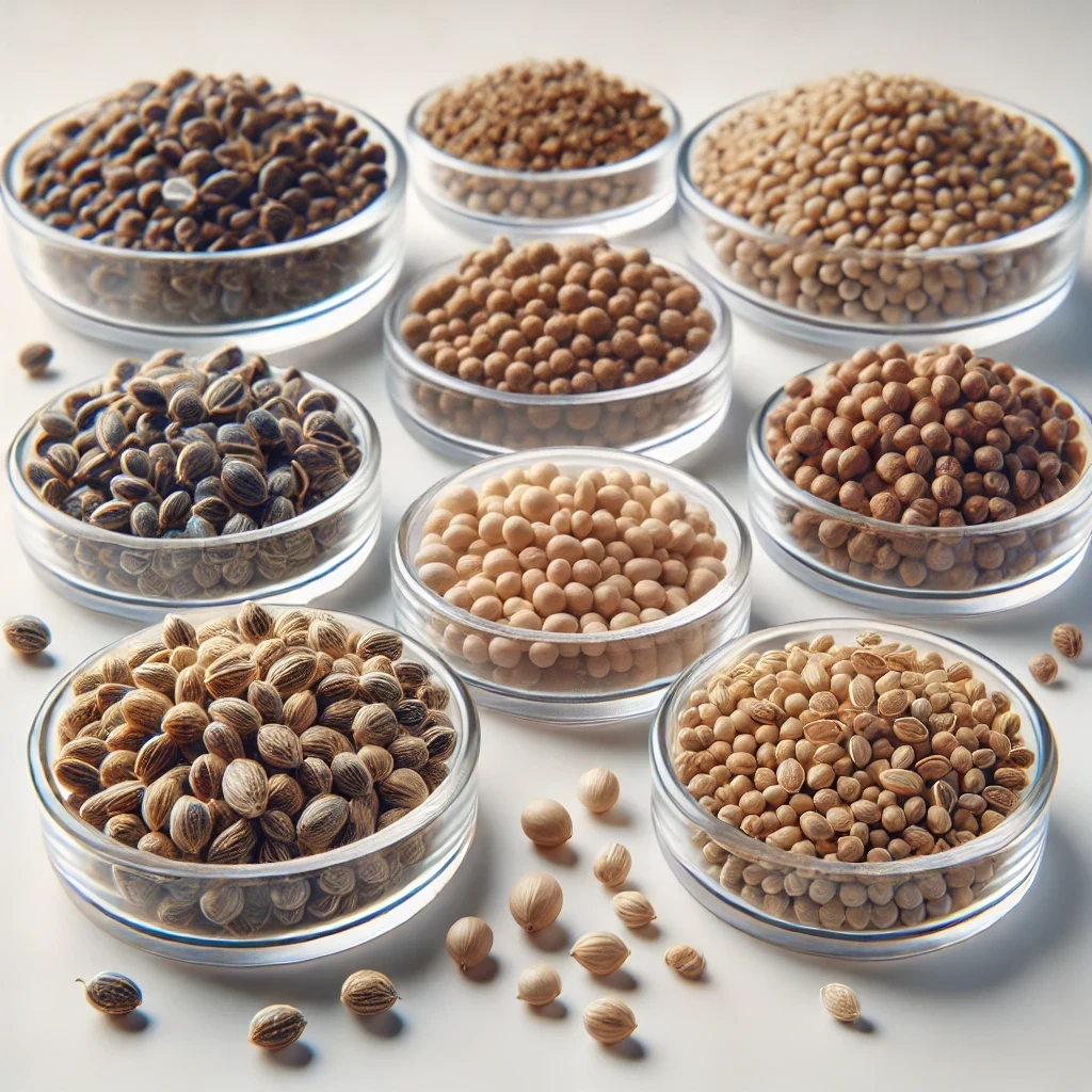 огромный ассортимент семян в магазине Семяныч